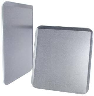 Samuel Groves UK Made 33cm Slide Off Baking Sheet Pack of 2, Baking Tray, Roasting Tray, Bakeware, Superior Double Coated Non Stick, Slide Off Cookie - Made in England