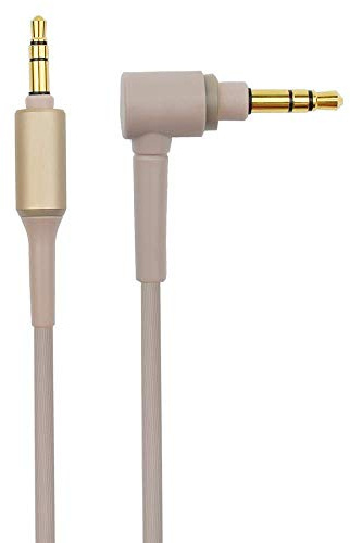 Adhiper MDR-10R Headset Ersatz-Audiokabel Audiokabel-Verlängerungskabel kompatibel mit MDR-1A WH-1000XM2 MDR-100AAP WH-CH700N MDR-100ABN MDR-1ADAC-Headset （Gold / 4,9 Fuß）