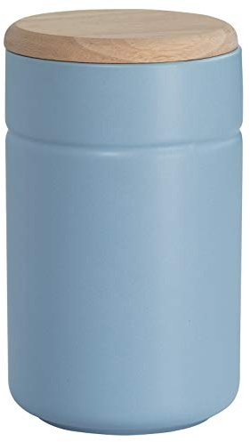 Maxwell & Williams AY0312 Vorratsdose – 900 ml Füllvolumen, Porzellan Hellblau mattiert – Tint, 1 Stück in Geschenkbox