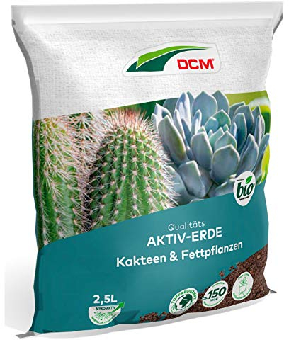 DCM-Cuxin - Terriccio attivo per cactus e piante grasse, 2,5 litri