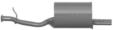 VEGAZ HOS-126IMA Endschalldämpfer Hinten Kompatibel mit HONDA PRELUDE IV BB 18030SS0010 18030SS0505 18031SS0505