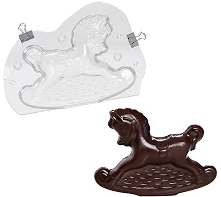 CUICUI DIY Kreative Trojanisches Pferd Schokoladenform Einfach Zu Reinigen Kunststoff Transparent Kreativität Kuchen Dekoration Backen Gebäck Werkzeuge Formen