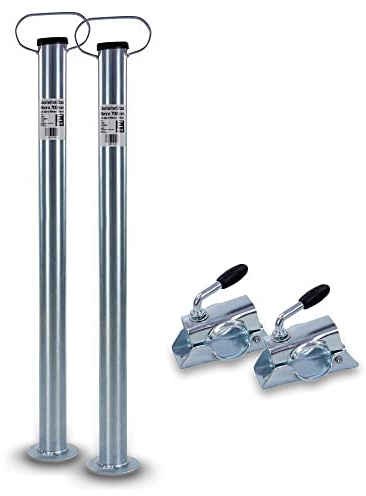 ENVA MADE FOR QUALITY 2X Klemmschelle, Klemmhalter + 2X Abstellstütze,