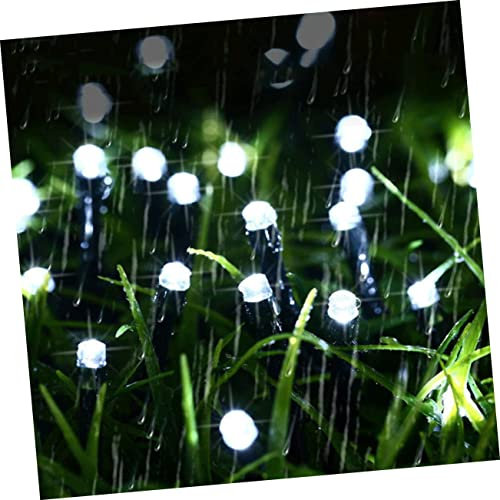 OSALADI Solar-lichterkette Für Außenbereich Led-kette Warmweiße Led-perlen Dekorative Solar-lichterkette Solar-led-lichterkette Energiesparend Für Garten Terrasse Balkon Party