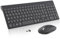 cimetech Tastiera e Mouse Wireless,Layout Italiano QWERTY,Tastiera e Mouse Portatili Wireless 2.4G per Computer, PC, Laptop, Desktop(Nero)