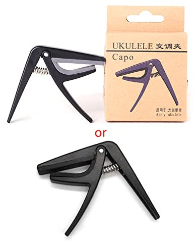 Ukulele Kapodaster Professionelle Einhand-Ukulele Kapodaster 4 Saiten Gitarren Kapodaster Gitarren Teile & Zubehör Ukulele Kapodaster für Akustikgitarre Kapodaster für E-Gitarre