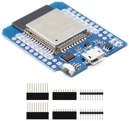 QIQIAZI ESP Mini modulo,ESP WiFi e Bluetooth BLE Scheda di Sviluppo,CP2014,5V,con Micro USB interfaccia,compatibile con Arduino