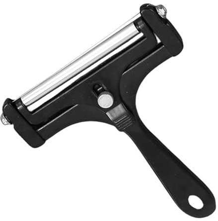 Wire Cheese Cutter Slicer - Cheese Slicers for Block Cheese,Cheese Slicer Cooking Cheese Cutter Curler Shaver for Mozzarella Raclette, Stainless Steel Adjustable Cheese Slicer for Kitchen
