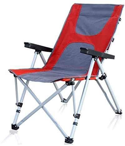 ZXXDSMYF Campingstuhl Klappstuhl Tragbarer Stuhl Campingstuhl Outdoor-Rückenlehne Verstellbarer Klappstuhl Tragbarer Strandstuhl Camping Angelstuhl Campingstühle Für Erwachsene