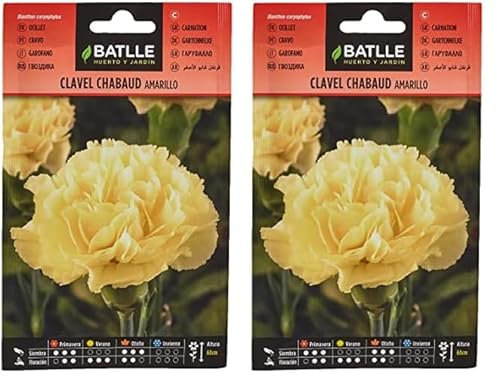 Semillas Batlle Clavel Chabaud AMARILLO (Paquete de 2)