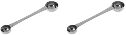 Stainless Steel Double Ends Measuring Spoon with Scale Coffee Tablespoon Coffee Spoon Vintage