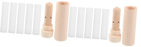 Didiseaon 2 Juegos Barra aromática de aceite esencial de rinoplastia essence stick nasal madera stick de essence Palo aromático Gel difusor mocoso boca palo nasal Fragancia algodón