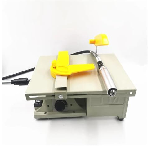 Rock Tumbler Kit, Mini polisseuse de pierre de scie de Table multifonction, Machine de gravure de Jade, Machine de polissa de meula, Machine de découpe de Jade,Outils de bricolage