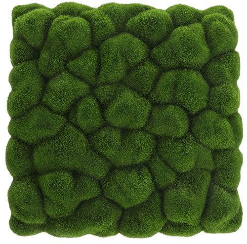 Kisangel Künstliches Mooswandpanel Leichtes Moosbild Für DIY Garten Innenraumdekoration Natürlicher Effekt Moosplatten Basteln Realistische Mooswand Für Wohnbereich Und Terrarium