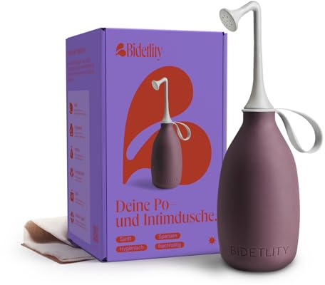BIDETLITY Doccia Intima 3.0 – bidet portatile da viaggio, sostenibile, sostituisce salviette, risparmia carta, borsa inclusa, senza BPA