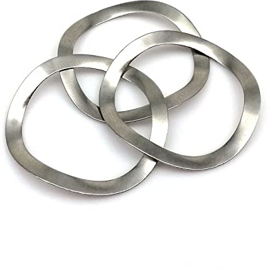 Arandela ondulada, M3 M4 M5 M6 M8 M10 M12 M14 M16 a M41, junta de arandela elástica cresta tres ondas acero inoxidable 304 for ejes cojinetes(M41x51x0.5 2pcs)