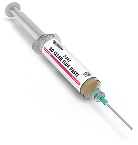 MG Chemicals 8341-10ML Keine saubere Flussmittelpaste, 10 ml pneumatischer Spender (komplett mit Kolben und Dosierspitze)