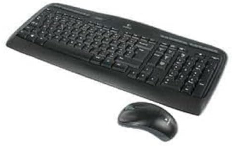 Logitech MK330 Kabelloses Tastatur-Maus-Set, 2,4 GHz Verbindung via Unifying USB-Empfänger, 4 programmierbare G-Tasten, 12 bis 24-Monate Batterielaufzeit, PC/Laptop, Belgisches AZERTY-Layout - Schwarz