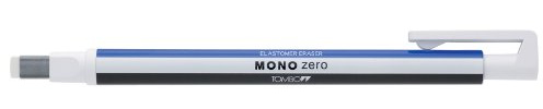 Tombow Mono Zero Rectangle Tip Eraser - White With Refills (Pack of 2)