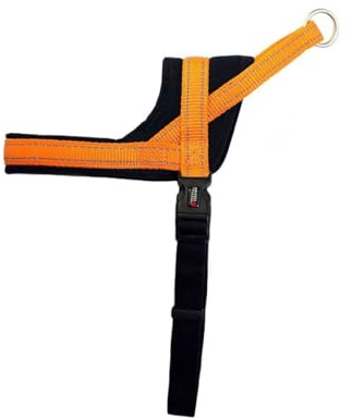 Hundegeschirr Soft & Safe reflektierend, Gr.-1: 28-35cm orange/schwarz