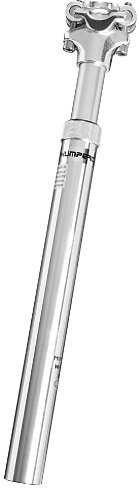 ergotec Sattelstütze SP-5.0, Patent Gef., 27.2 x 350, 45/103, AL6061 T6, MCU/Feder, Silber, 59387001