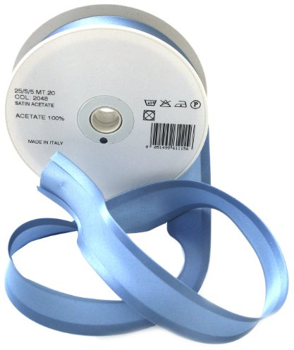Inastri 25/5/5 mm azetatsatin snedband, färgfärger 2048