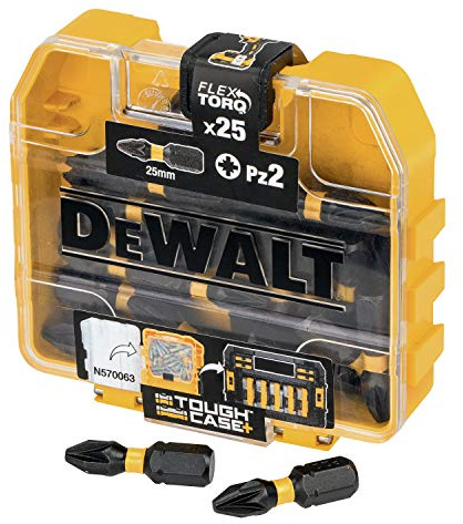 DeWalt DT70556T-QZ - Juego de 25 Puntas Impact Torsión Pz2 25mm