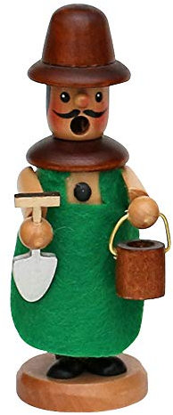 Räuchermann als Gärtner, ca. 13 cm