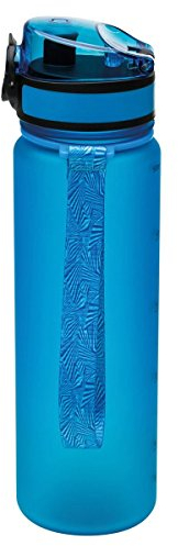REFLECTS Profi Sporttrinkflasche 500 ml BPA frei | Ideale Sportflasche für Fitness, Fahrrad, Sport, Fussball | Auslaufsichere Fahrradflasche, Sporttrinkflasche Farbe blau