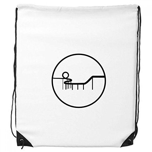 DIYthinker Achterbahn fritidspark siluett ryggsäck-shopping sport väskor present