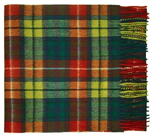 Tartan-halsduk i ren lammull, Buchanan