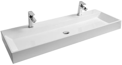 Waschbecken Waschtisch NATURAL DUO 1200 weiß