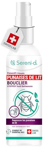 SCUDO ANTI CIMICI DA LETTO - Spray anti cimici da letto potente - Trattamento naturale con Oli Essenziali/Fiori di Piretro Vegetale - Risultati rapidi e efficaci - 100mL – Swiss Lab