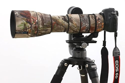 Rolanpro Copriobiettivo mimetico per Tamron SP 150-600 mm F/5-6.3 Di VC USD G2 (A022), custodia protettiva per obiettivo, #20, impermeabile