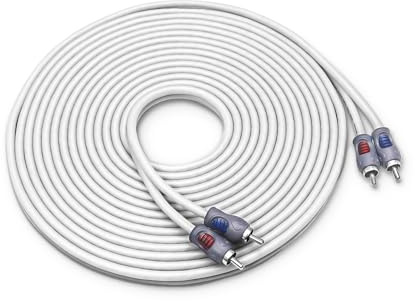 RECOIL RMI220 Cavo RCA Marine OFC Stagnato 2 Canali 6m Tripla Schermatura