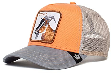Goorin Bros. Unisex-Erwachsene The Farm Original Adjustable Snapback Trucker Hat Baseballkappe, Koralle (die G.o.a.t.), Einheitsgröße