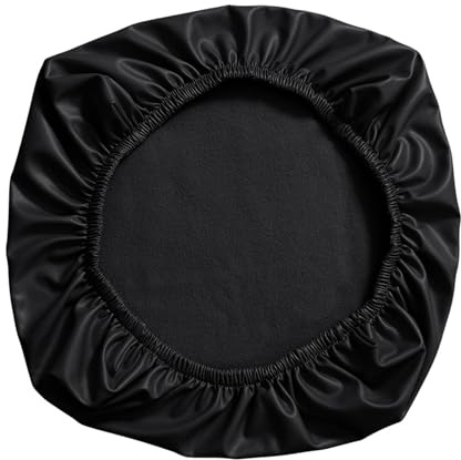 MagiDeal Stuhlhussen Bezug für Bürostühle, wasserfest, für Bürostühle, Computerstühle, Länge 35-53 cm, Schwarz