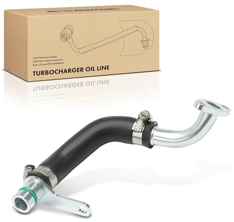 Frankberg oolleitung Turbolader 11428626653 | Kompatibel mit 5er F10, X1 E84, 4 Cabriolet F33 F83, X5 F15 F85, 4 Gran Coupe F36, X6 F16 F86, 5er Gran Turismo F07, X4 F26