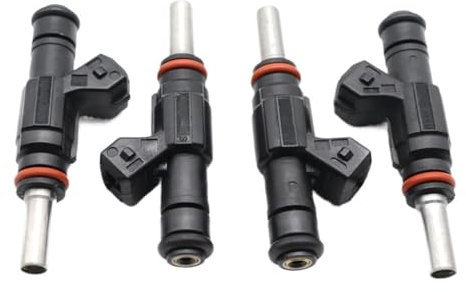 XKCMGSI Auto Treibstoff Injektor 0280155897 4PCS Auto Kraftstoff Injektoren Düse Für Porsche Für 3,2 L V6 04-06 Golf 1,8 L Turbo 06A906031S Einspritzdüse