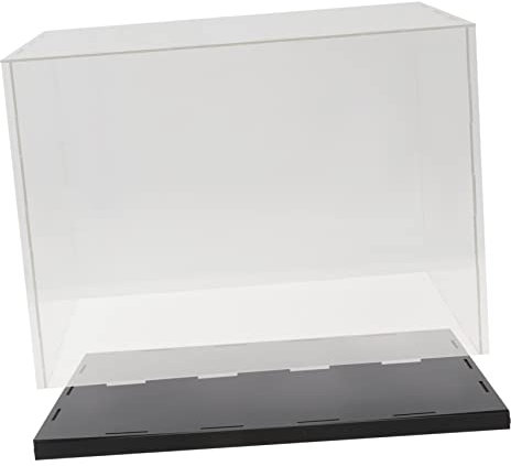 Abaodam Große Acryl-vitrine – Modell-aufbewahrungskoffer Mit Ständer Transparente Vitrine Für Modelle Spielzeug Büro Zuhause