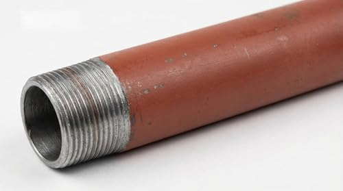 JEH 3/4 1400 mm Collier de serrage pour tuyau, étau pour le travail du bois, tube très résistant – Noir et rouge
