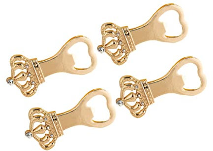Cabilock 4 Piezas Abridor De Botellas De Acero Inoxidable Barman Favores De La Fiesta De Bodas Abrebotellas Antiguo Abrebotellas Metal Bottle Opener Manual Tapa De Lata