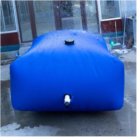 Wassersack Beutel Wasserbehälter Träger Faltbarer Blasentank für Dürreresistente, 100L 500L 1000L 2000L 3000L 4000L 5000L 6000L Notwasserspeicherblasen/Großer weicher Wasserbeutel Inkl. Zapfhähne-Über