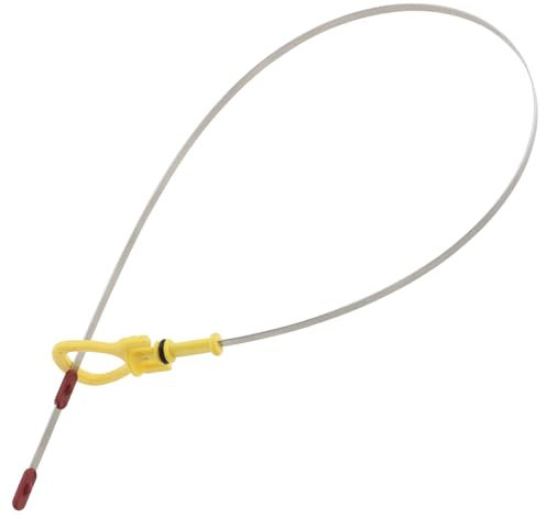 YINETTECH Varilla de medición de aceite de motor de vehículo de 673 mm compatible con Mercedes Clase E Clase C GLK SLC SLK 48378, 8001038, 408917 Piezas de motor de varilla de medición del motor