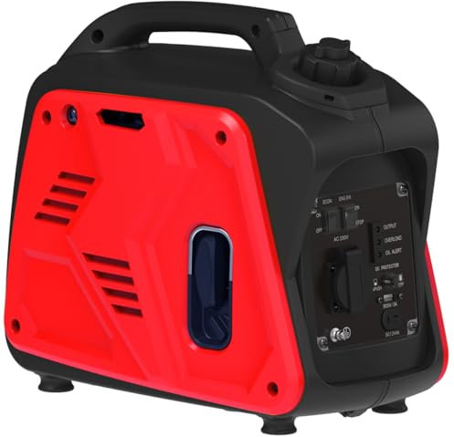 Excel 1000W Petrol Inverter Generator 4 Stroke Portable Generator for Camping, Jobsites - Pure Sine Wave, Ultra Quiet-60cc Engine, 3L Fuel Tank