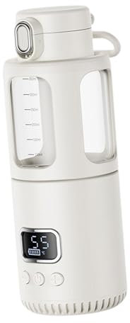 NYCBZ Calentador de Leche for bebés, Olla aislada for bebés, Taza con Control de Temperatura, hervidor de Temperatura Constante, Botella de Leche, Coche, Camping, Compras, 10000 mah(10000 mah)