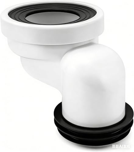 YGHSZ 100mm Toilet Offset pan Connector PVC Waste Pipe Connector, Drain Shifter Toilet Shifter Bathroom Closestool Bathtub Drains Offset Closet Collar Toilet Floor Flange Toilet Seat Shifter Bath Tub