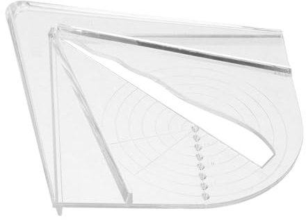 VALICLUD Clear Acrylic Center Gauge for Wood Turners Lathe Work Precision Measuring Tool for DIY Woodworking Bowls Furniture Making Carpenter