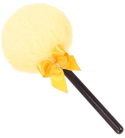 Didiseaon Multifunktionaler Haushalt Puderquaste aus Weichem Plüsch für Trockenen Körperpuder Einfache Form für Salon und Heimgebrauch Angenehme Make Up Anwendung