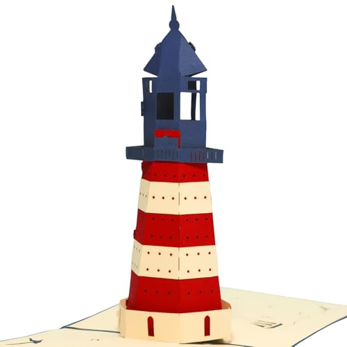 POP UP 3D Grußkarten Architektur Karte Leuchtturm (#119)